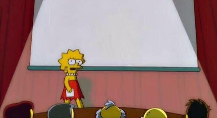 Lisa Simpson Presenting Memes