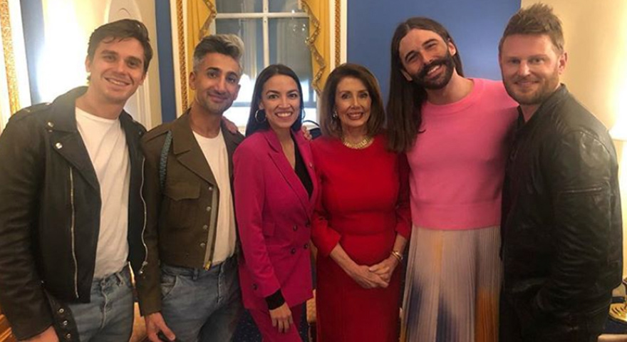 Queer Eye + AOC Memes: The Fab Five Visits D.C.