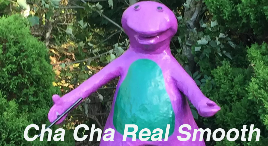Barney Statue ‘Cha Cha Real Smooth’ Memes