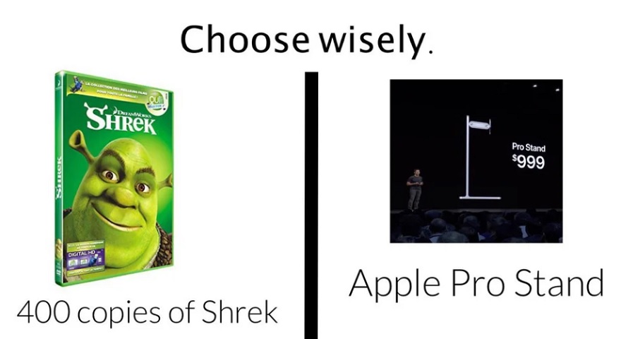 Choose Wisely Apple Pro Stand Memes
