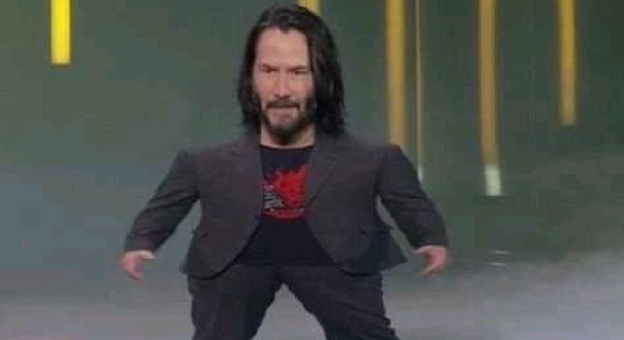 Mini Keanu Reeves Memes are Everything
