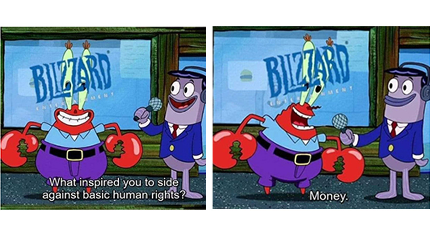 Blizzard Chinese Censorship Memes #BoycottBlizzard