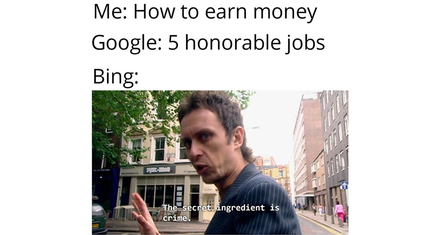 Google vs. Bing Memes - StayHipp