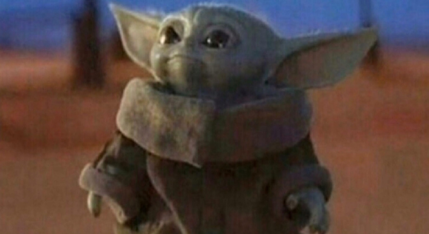 Baby Yoda Looking Up Memes
