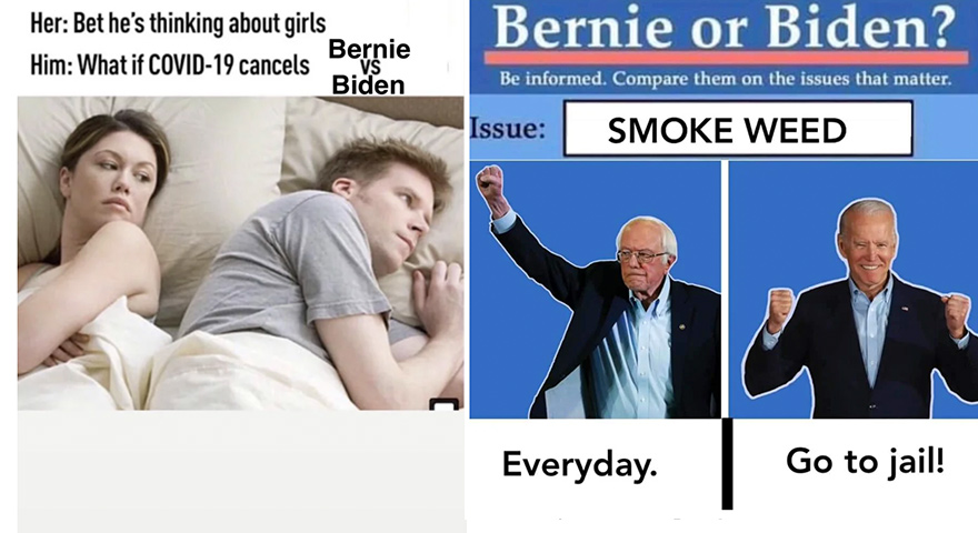 Bernie vs. Biden Memes – 2020 Democratic Primary
