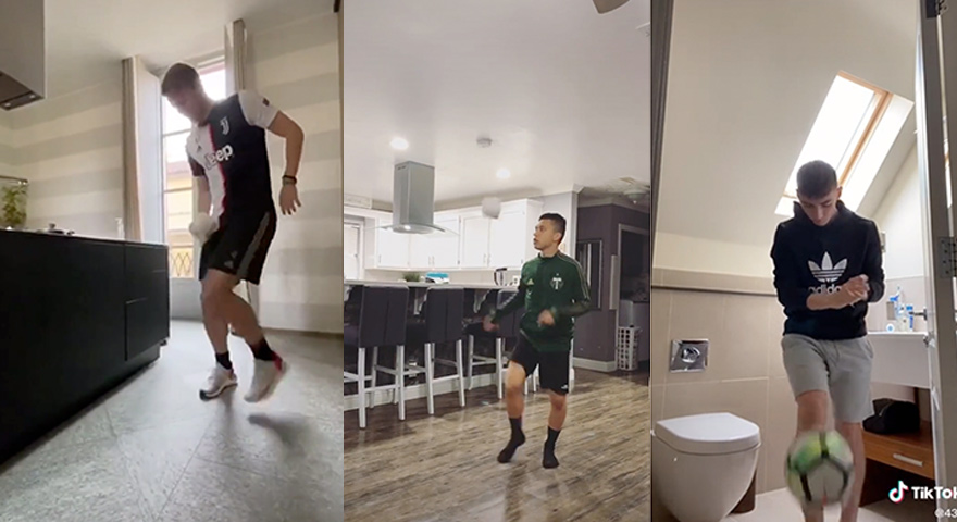Soccer Players Share The ‘Stay At Home Challenge’