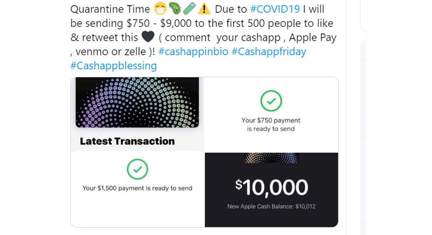 #CashAppInBio on Twitter