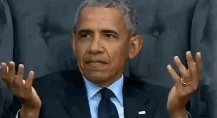 Obama Shrugging / Confused Obama GIF Memes