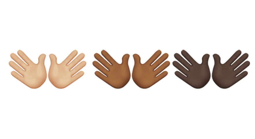 Open Hands Emoji 👐