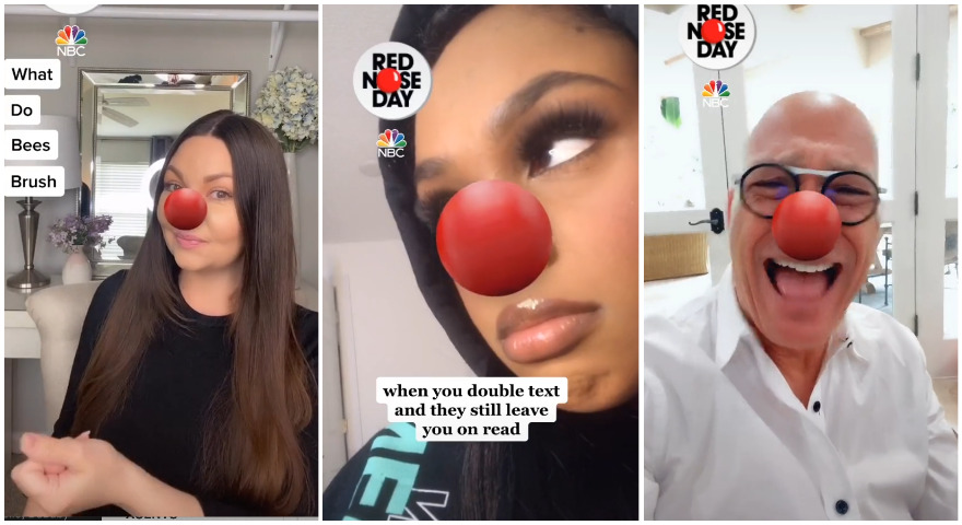 TikTok’s Red Nose Day Charity Campaign
