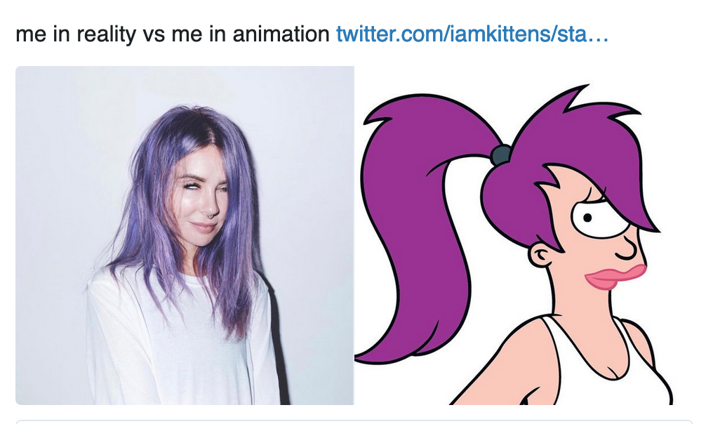 Me In Reality Vs. Me As An Animation Twitter Trend