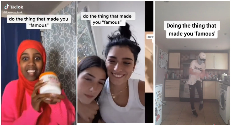 Do The Thing That Made You “Famous” TikTok Trend