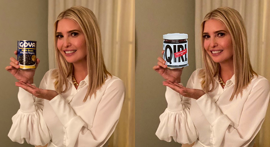 Ivanka Trump Goya Beans Memes