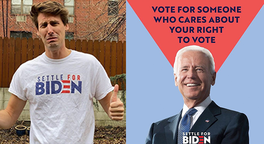 Social Media Campaigns Ask Voters To ‘Settle For Biden’