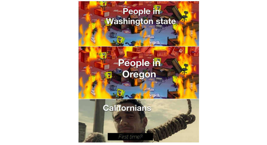 West Coast Wildfire And Apocalypse Memes 2020