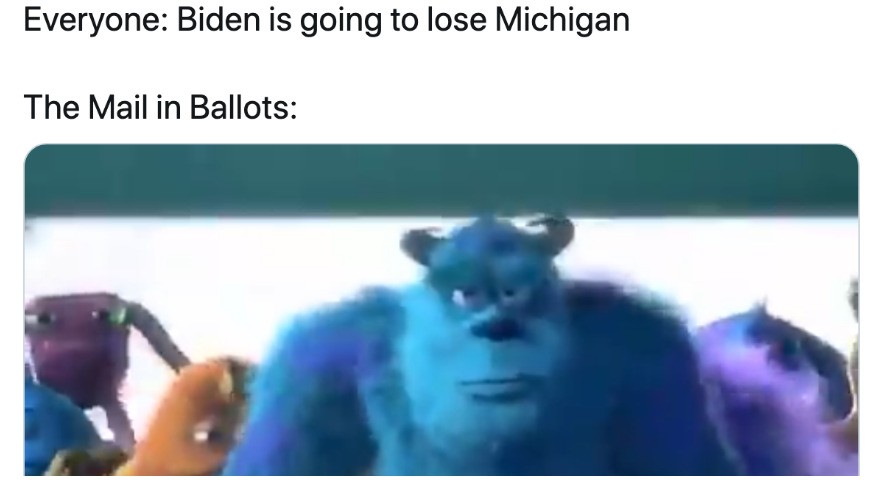 Michigan, Wisconsin Mail-In Ballot Memes — 2020 Presidential Election