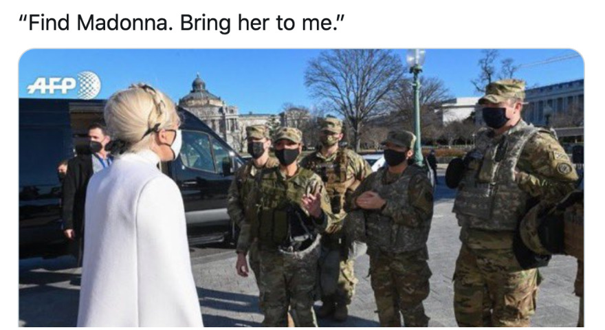 Lady Gaga National Guard Memes