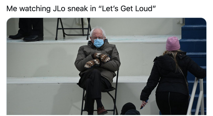 Jennifer Lopez “Let’s Get Loud” Inauguration Performance Memes