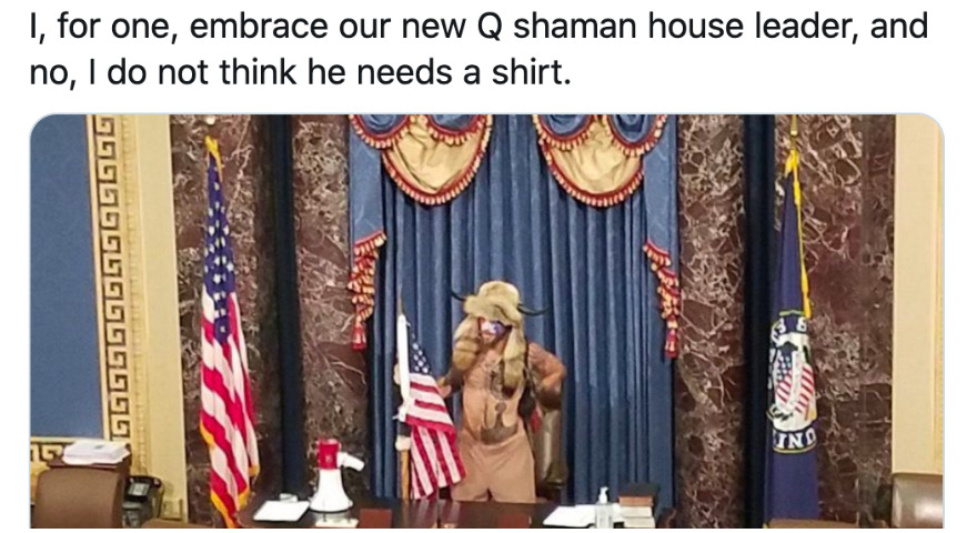 Who Is The QAnon Shaman? Explainer and Memes