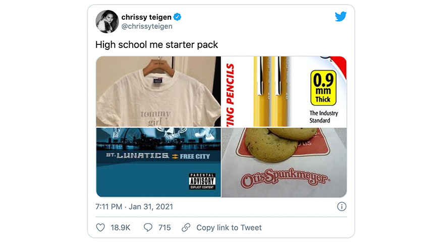 ‘High School Me Starter Pack’ Memes On Twitter