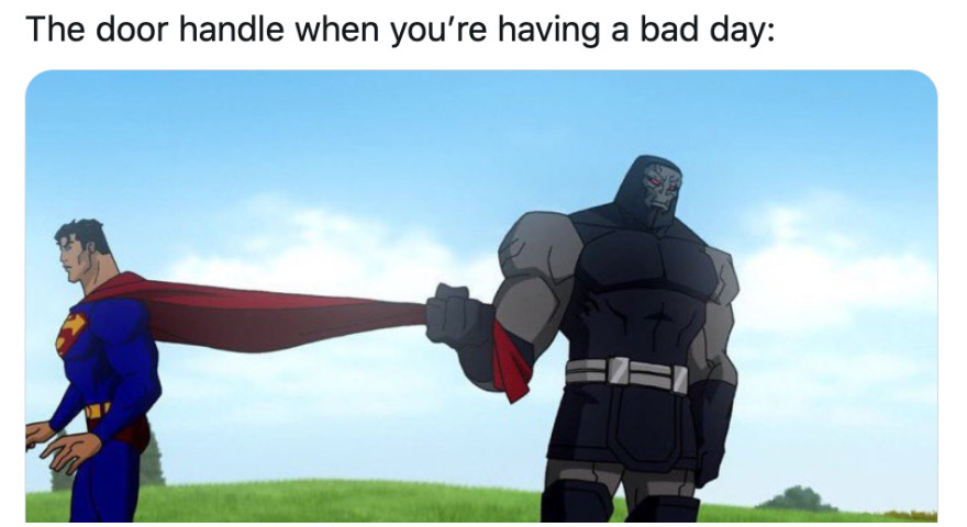 Darkseid Pulling Superman’s Cape Memes