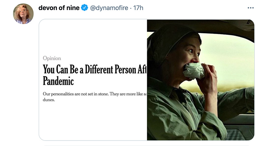‘You Can Be A Different Person After The Pandemic’ Memes
