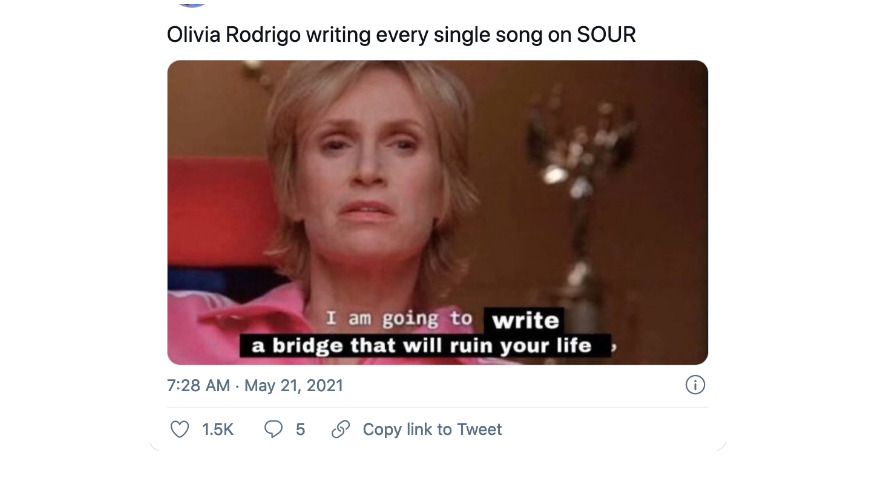 Olivia Rodrigo ‘Sour’ Twitter Reaction Memes